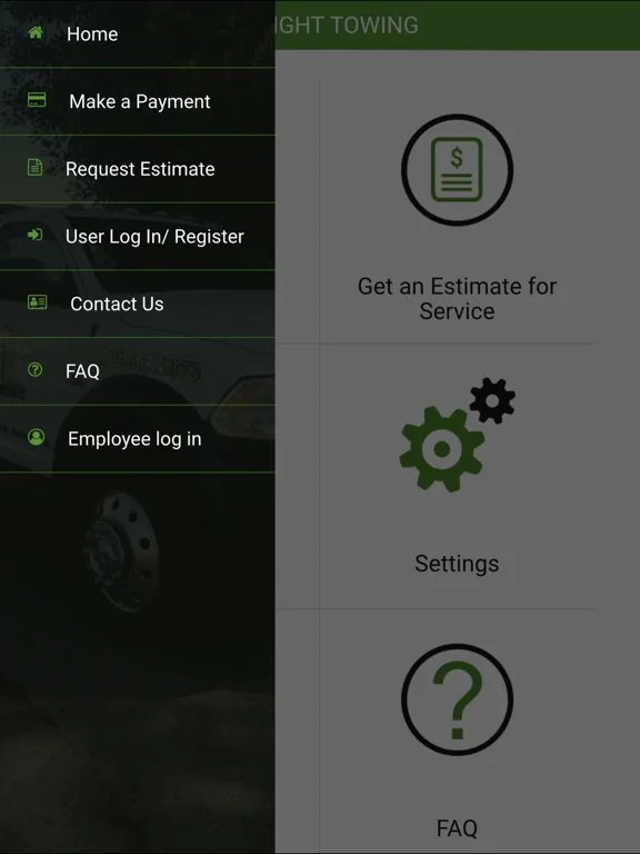 Screenshot di Knight Towing- Towing services iPad 