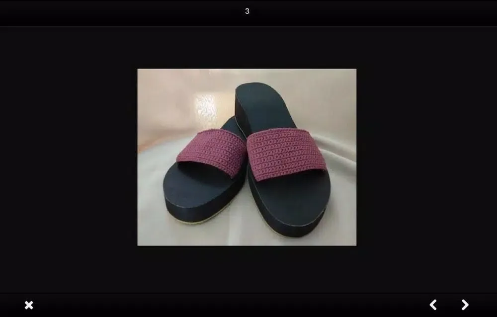 Knitted sandals idea Screenshots