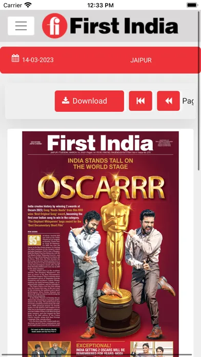 Скриншоты First India News & E-Paper