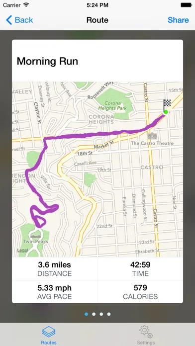 Captures d'écran de Pista - Advanced Multisport Tracker with Navigation Support