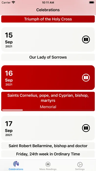 Liturgical: Catholic Calendar Screenshots