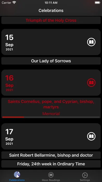 Liturgical: Catholic Calendar Screenshots