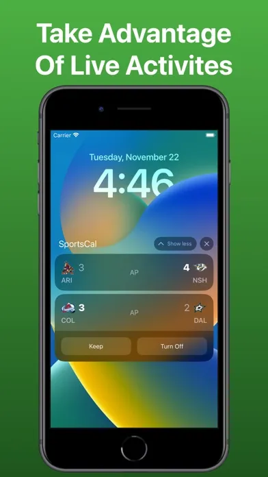 Zrzuty ekranu Sports Tracker & Game Alerts