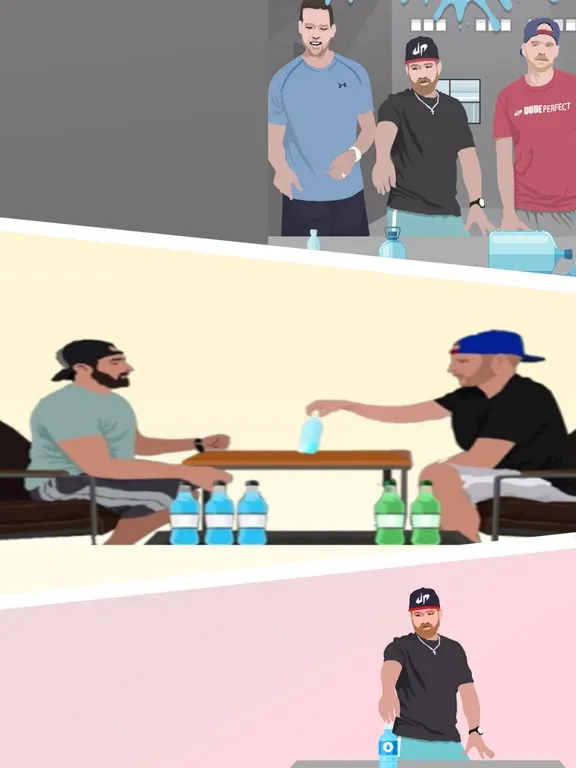 Ảnh chụp màn hình của Water Bottle Flip -  Arcade Challenge pro! iPad 