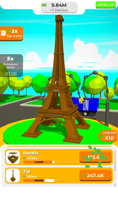 Idle Landmark - Tycoon Game Ekran Görüntüleri