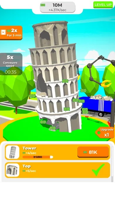 Idle Landmark - Tycoon Game Ekran Görüntüleri