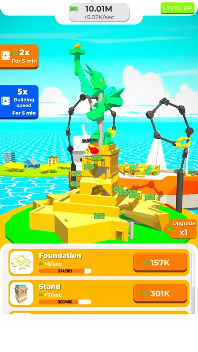 Idle Landmark - Tycoon Game Ekran Görüntüleri
