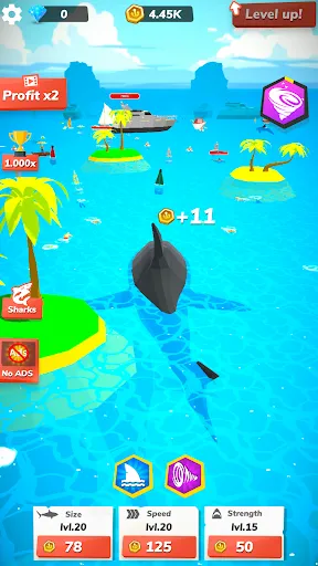 Idle Shark World - Tycoon Game Screenshots