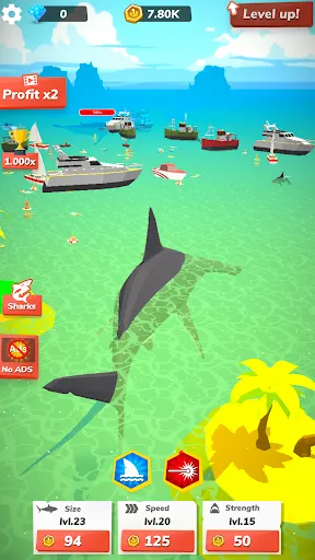 Idle Shark World - Tycoon Game Screenshots