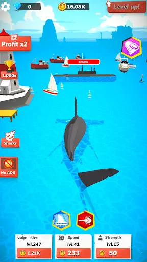Idle Shark World - Tycoon Game Screenshots