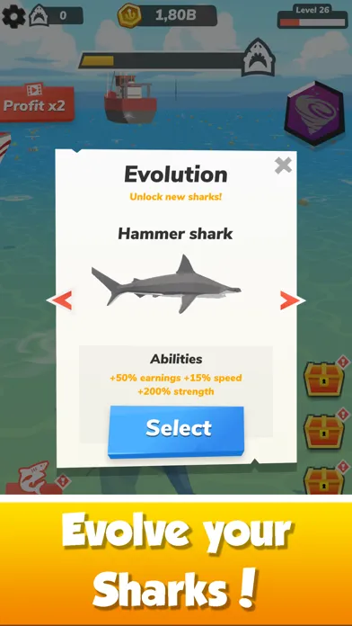 Idle Shark World - Tycoon Game應用截圖