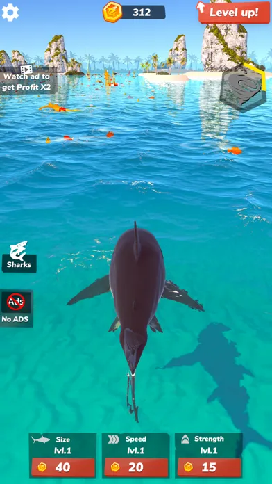 Idle Shark 2-Mega Tycoon Game Screenshots