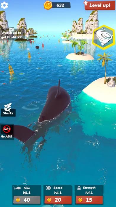 Idle Shark 2-Mega Tycoon Game Screenshots