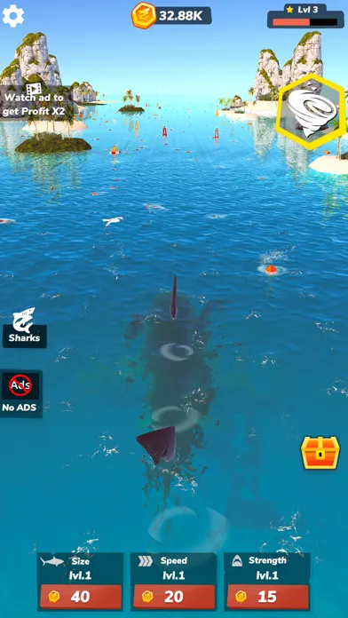 Idle Shark 2-Mega Tycoon Game Screenshots