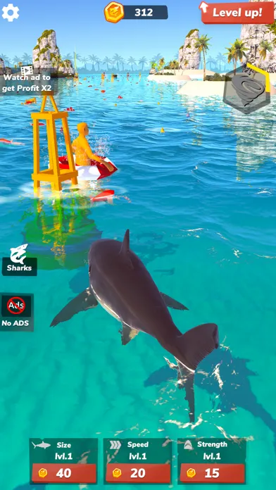 Idle Shark 2-Mega Tycoon Game Screenshots