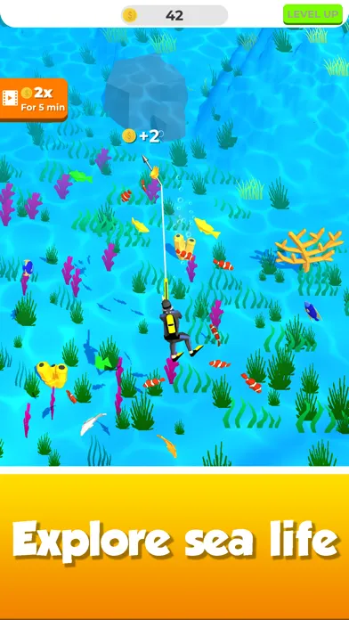 Скриншоты Idle Spearfishing