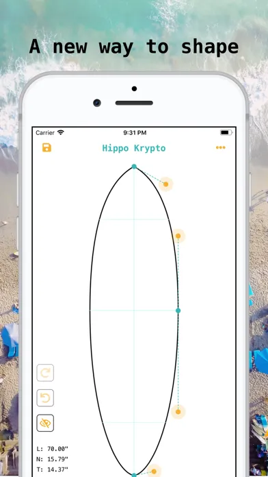Capturas de tela do iShaper: Custom Surfboards