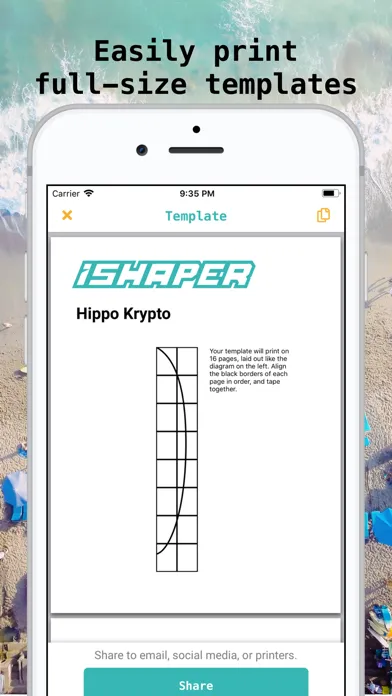 Capturas de tela do iShaper: Custom Surfboards
