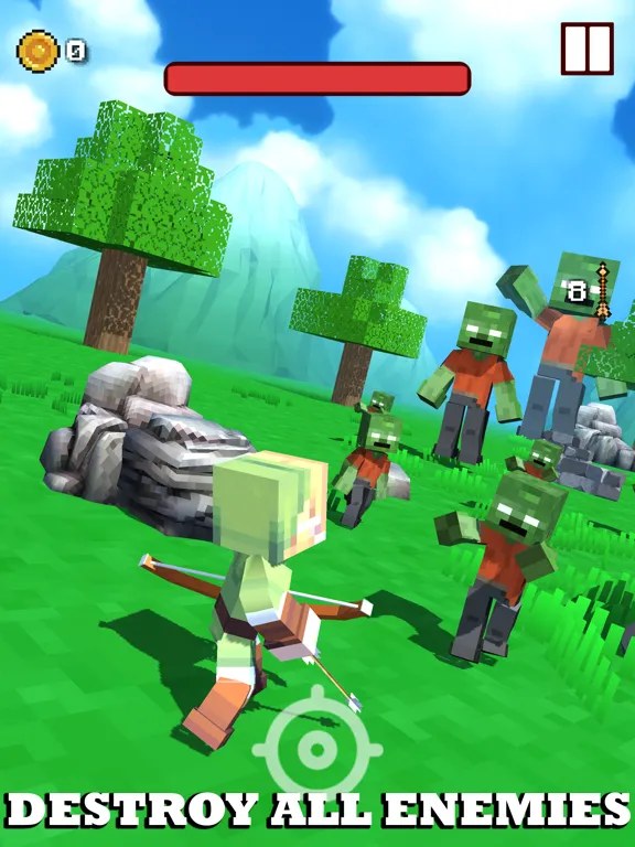 Craft Archer vs Angry Monsters iPad  স্ক্রিনশট