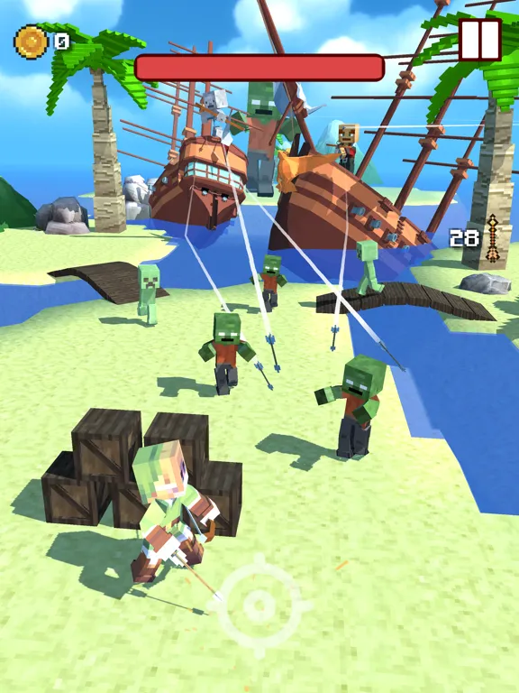 Craft Archer vs Angry Monsters iPad  স্ক্রিনশট
