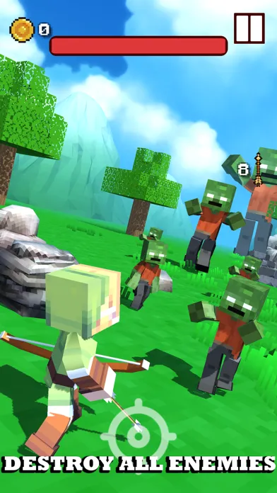 Craft Archer vs Angry Monsters স্ক্রিনশট