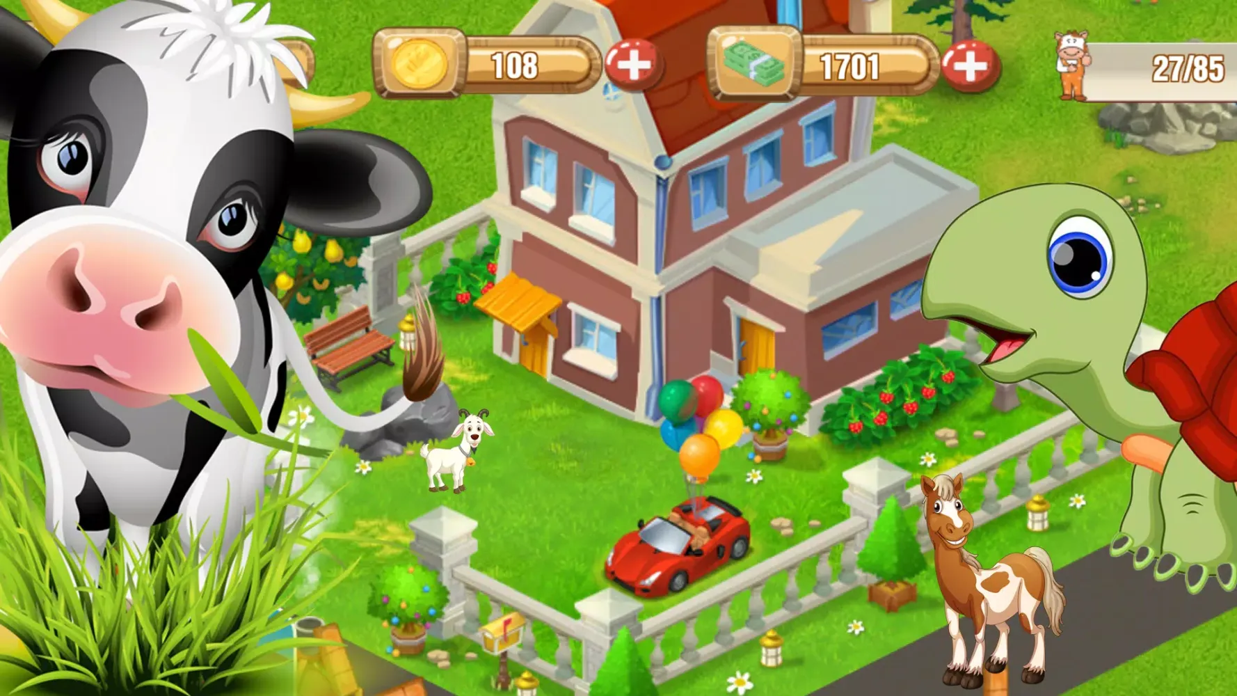 Capturas de tela do Farm World