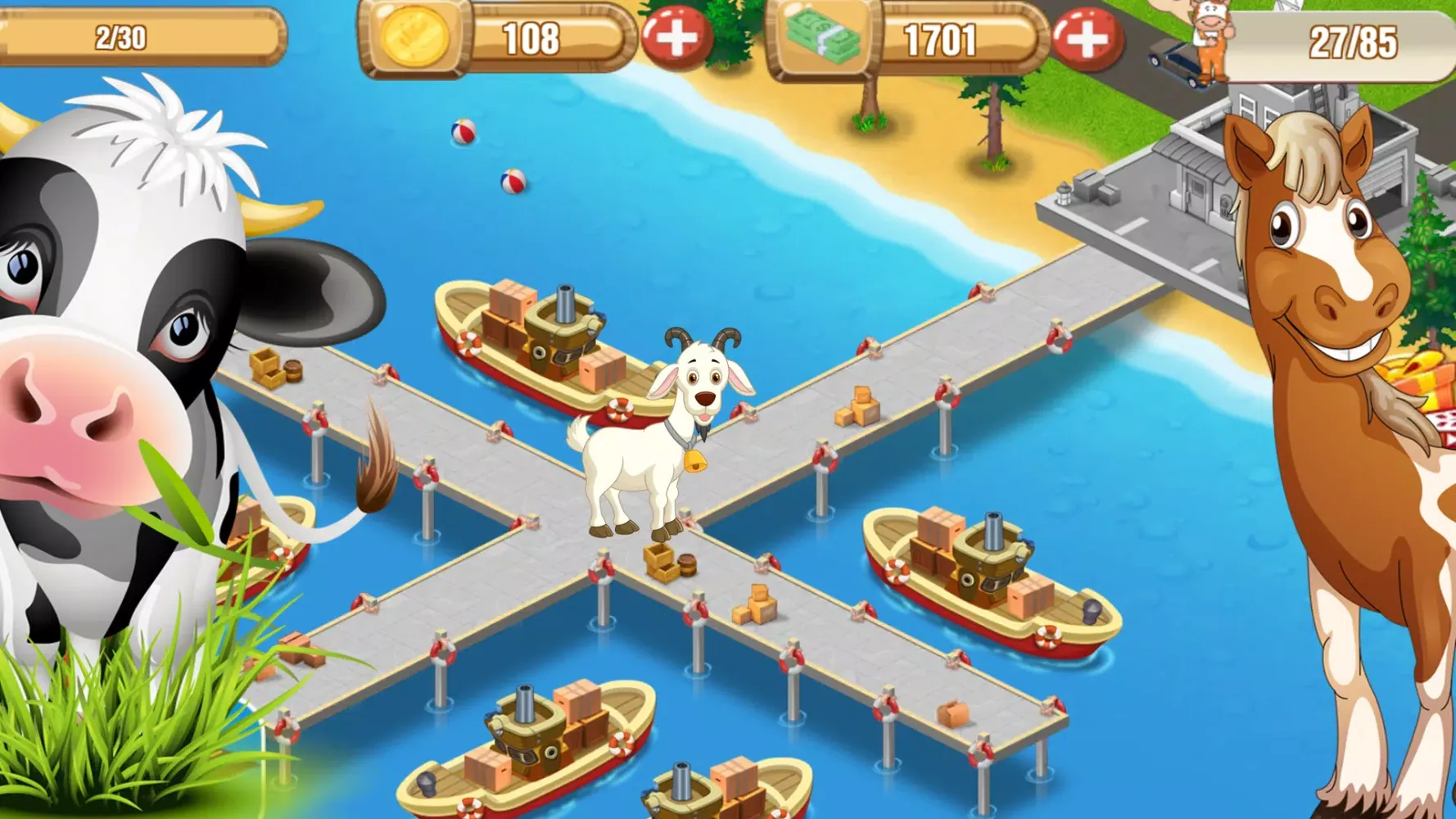 Capturas de tela do Farm World