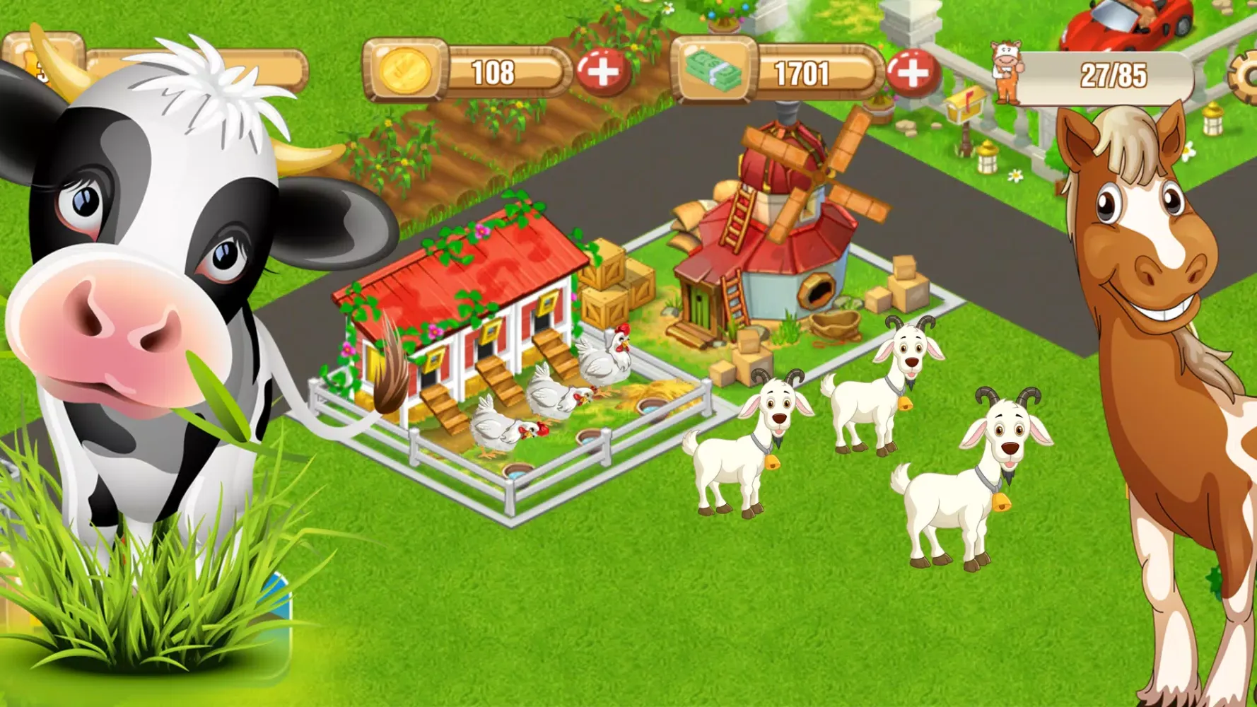Capturas de tela do Farm World
