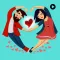 Animated Love Couple Stickers