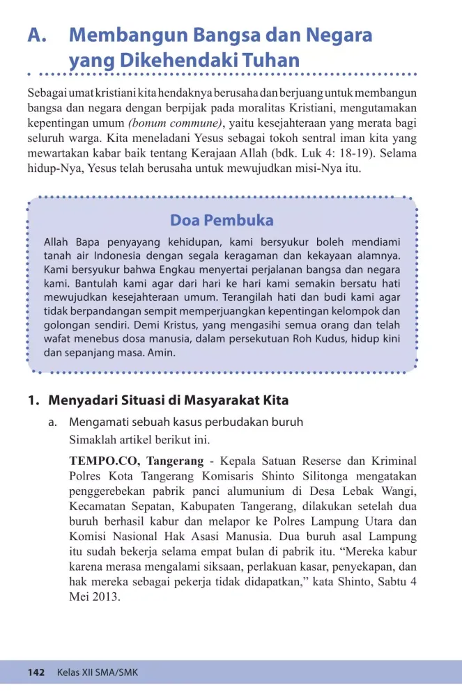 Zrzuty ekranu Buku Agama Katolik Klas 12 K13