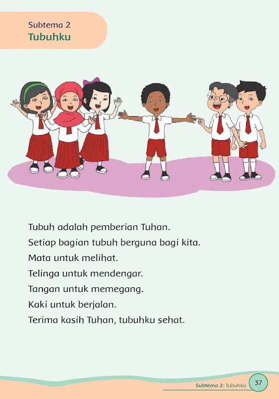 Buku Kelas 1 Tema 1 K13应用截图