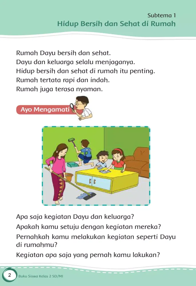 ภาพหน้าจอของ Buku Kelas 2 Tema 4 K13