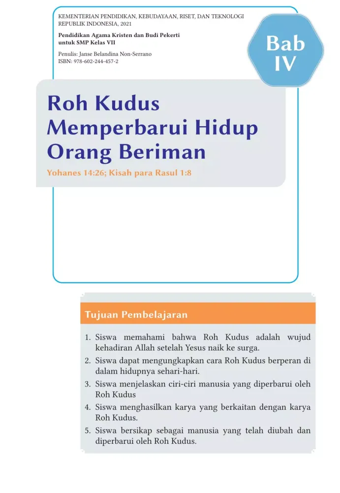 Buku Siswa Agama Kristen Kls 7 Ekran Görüntüleri
