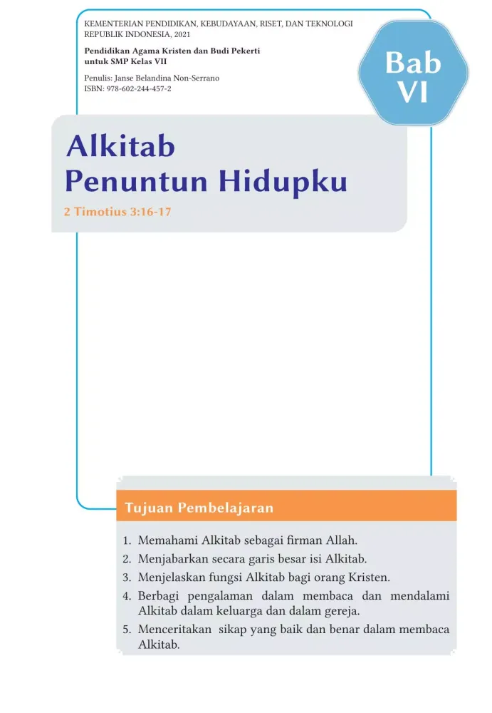 Buku Siswa Agama Kristen Kls 7 Ekran Görüntüleri