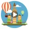 Hueliday: World Travel Animated Stickers