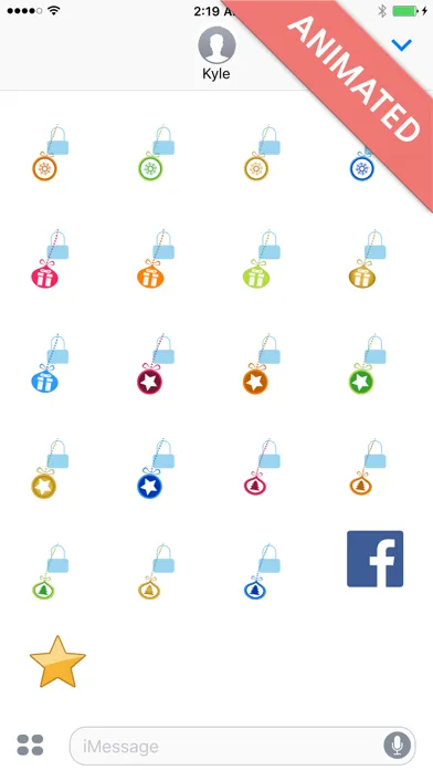 Xmas Deco:Animated Christmas Stickers for iMessage স্ক্রিনশট
