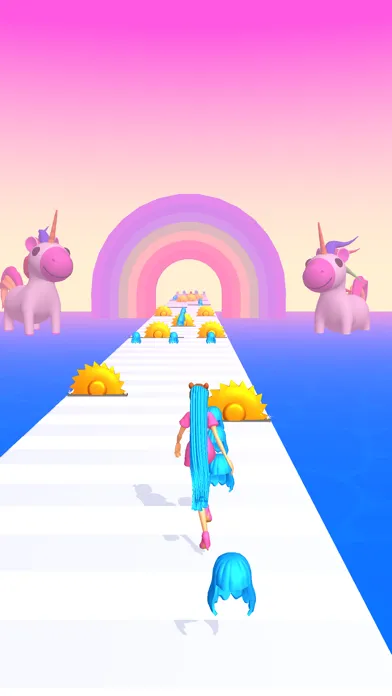 Twerk Hair 3D - Skincare Run应用截图