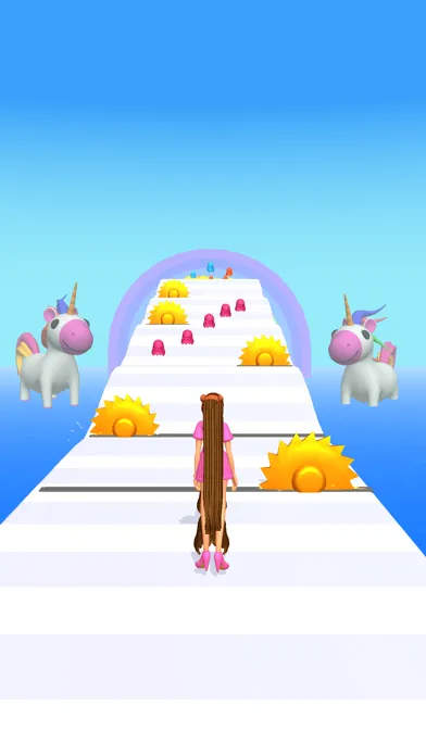 Twerk Hair 3D - Skincare Run应用截图