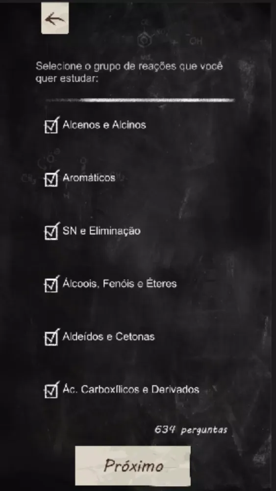 Organic Reactions Screenshots
