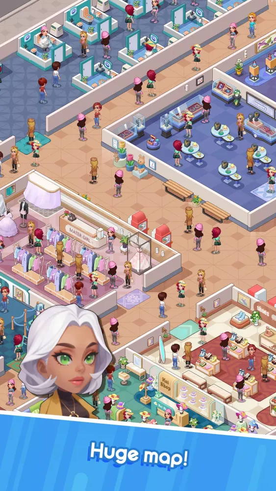 Idle Super Mall سکرین شاٹس