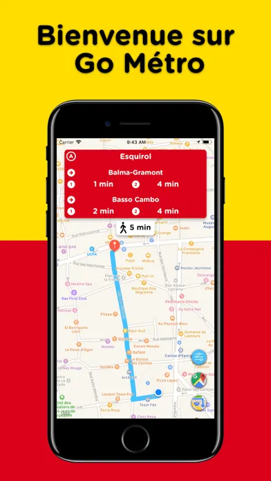 Captures d'écran de Go Métro Toulouse