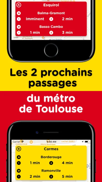 Captures d'écran de Go Métro Toulouse