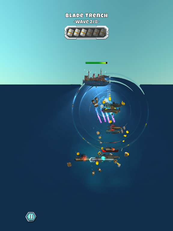 Submarine War - Abysses Battle iPad  스크린샷