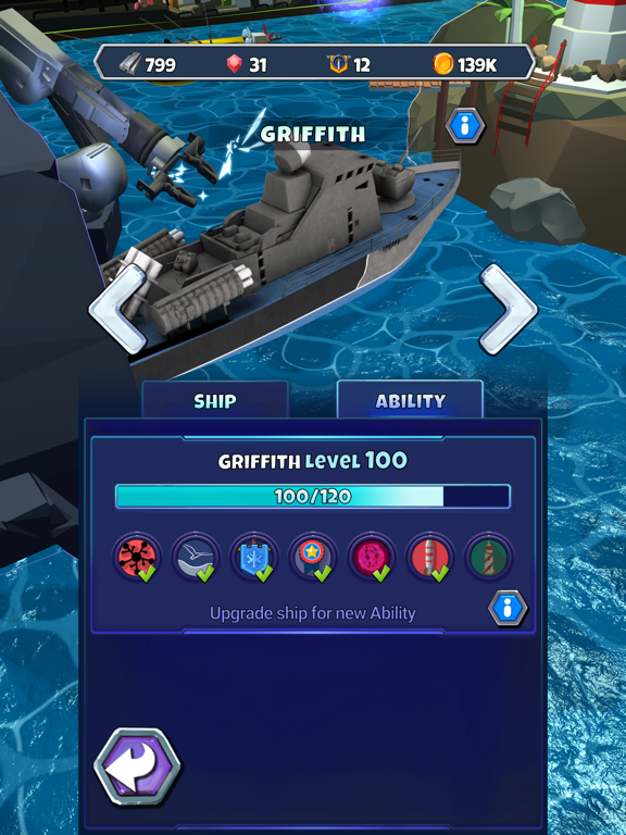 Submarine War - Abysses Battle iPad  스크린샷