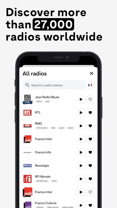 Radio FM: Live Radio Broadcast سکرین شاٹس