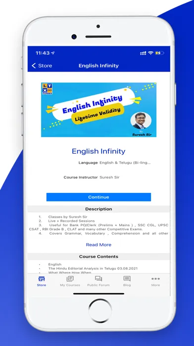 Ảnh chụp màn hình của LTX Classes