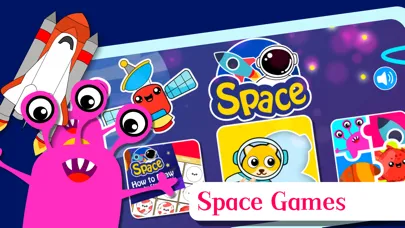 Capturas de tela do Space Game for Kids