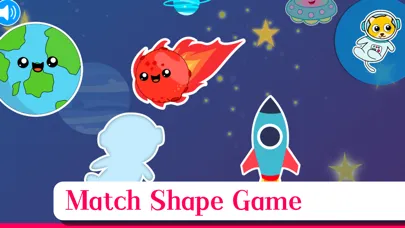 Capturas de tela do Space Game for Kids