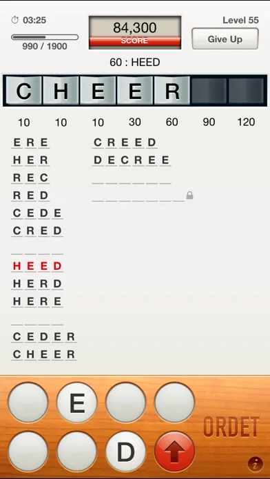 Ordet: Everyone’s Favorite, Little Word Game 스크린샷