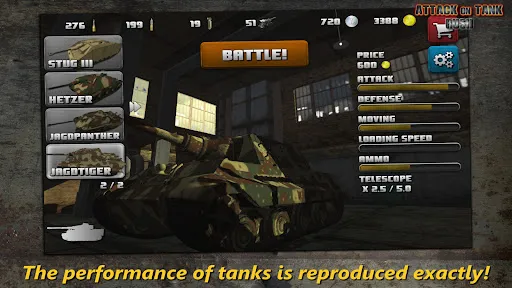 Attack on Tank : World Warfare স্ক্রিনশট